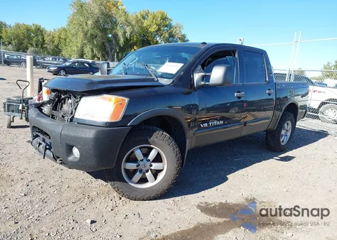 2012 Nissan Titan Pro-4X/S/Sl/Sv z USA, uszkodzony, nr VIN 1N6AA0EC4CN329793